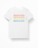 Boots N Cats white T-Shirt - Thundersome Threads